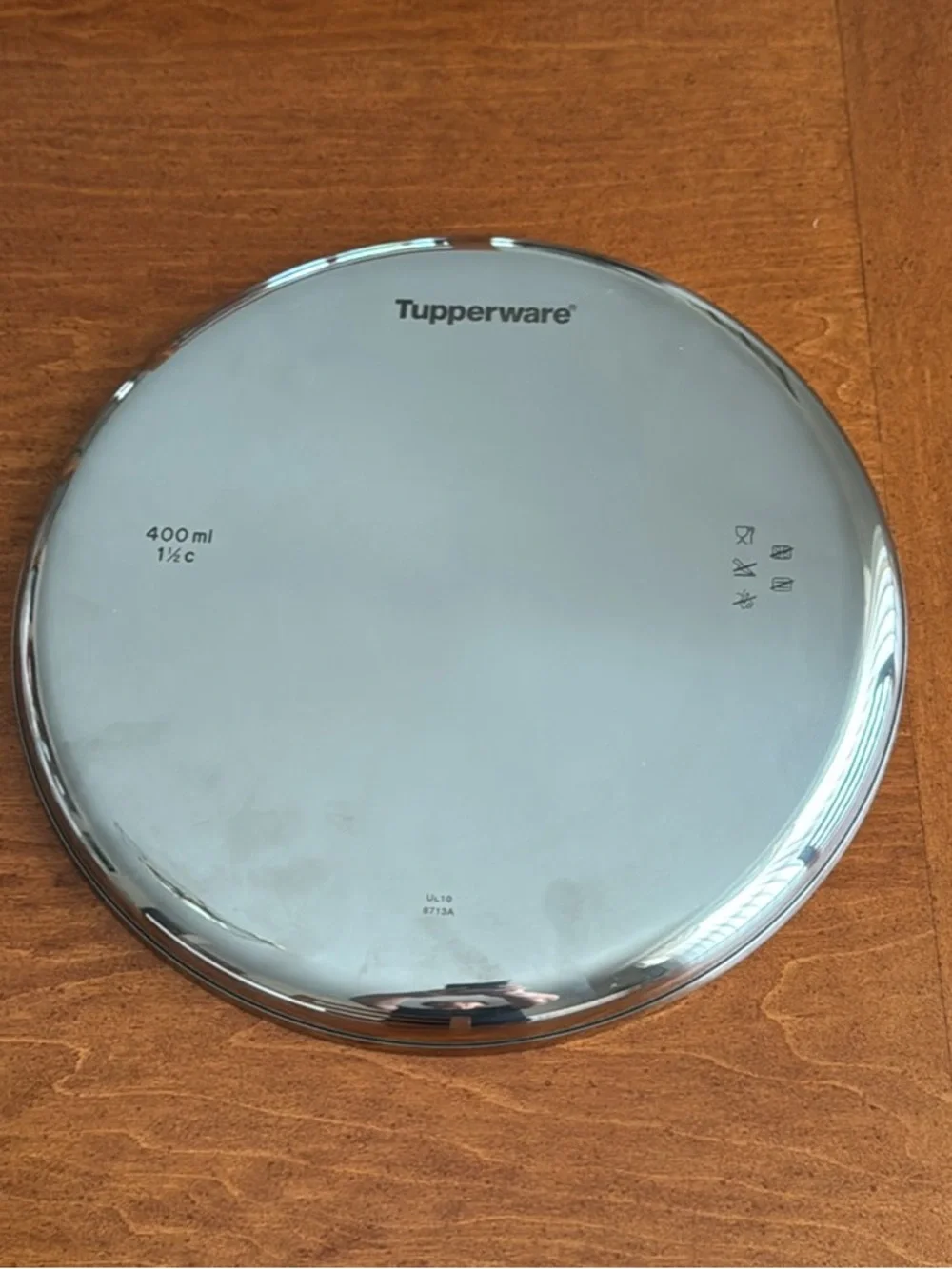 Tupperware Allegra Stainless Steel Serving Tray